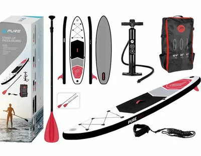 Pure4Fun 10'6" Basic SUP Board Stand Up Paddle aufblasbar ISUP 320x76cm - Bild 1 von 3