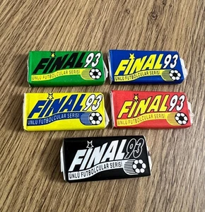 ULKER Final 93 Chewing Gum Set -Famous Footballers - Orginal Gums- Rare 1993 - Picture 1 of 7
