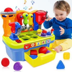 Baby Toys for 1 Year Old Boy Girl Musical Learning Workbench for 1 2 Year Old... - Picture 1 of 8