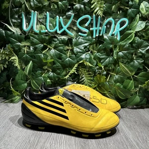 Scarpe da calcio NUOVE Adidas F50 Adizero 2010 FG da uomo taglia 9 CAMPIONE senza lacci - Foto 1 di 9