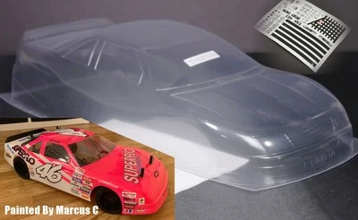 BL2322 92 Lime Oval Race Body Team Associated RC10L 200mm Bolink Pan Car Vintage - Image 1 of 4