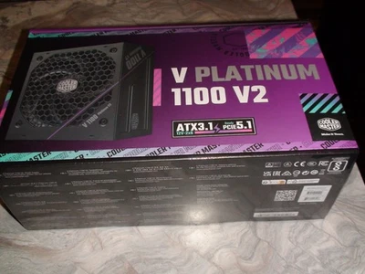 New/Sealed Cooler Master V Platinum 1100 watt Version 2 ! ATX 3.1 PCIe 5.1 PSUv2 - Image 1 of 4