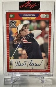 2021 Leaf Pro Set Lexi Thompson Golf XRC Rookie Auto #PSA-LT2 - Picture 1 of 4