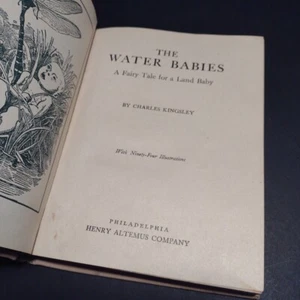 The Water Babies: A Fairy Tale for A Land Baby by Charles Kingsley -1899 -HC - Picture 1 of 14
