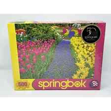 Springbok 50 Year 500 Piece Jigsaw Puzzle TRAIL OF BLOOMS Condito