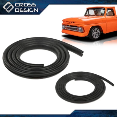 Rear Window Weatherstrip Seal Kit Fit For 1942-1966 Chevy GMC Pickup Truck Black - Image 1 of 4