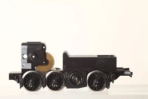 Märklin H0 Ersatzteil für 3056 Krokodil braun Fahrwerk mit Getriebe (230172) - Bild 1 von 4