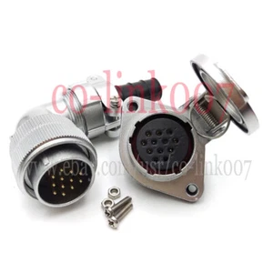 Weipu 12-poliger wasserdichter Stecker, WF28 Industrie Luftfahrt Stromsignal Stecker IP67 - Bild 1 von 6