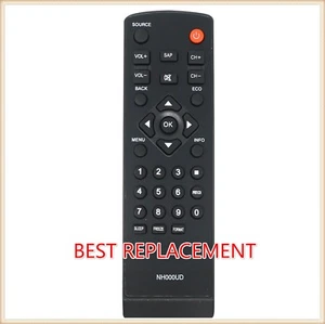 Replaced Remote NH000UD for Emerson Sylvania TV LC401EM2 LC401EM3F RLC320EM2 - Picture 1 of 8