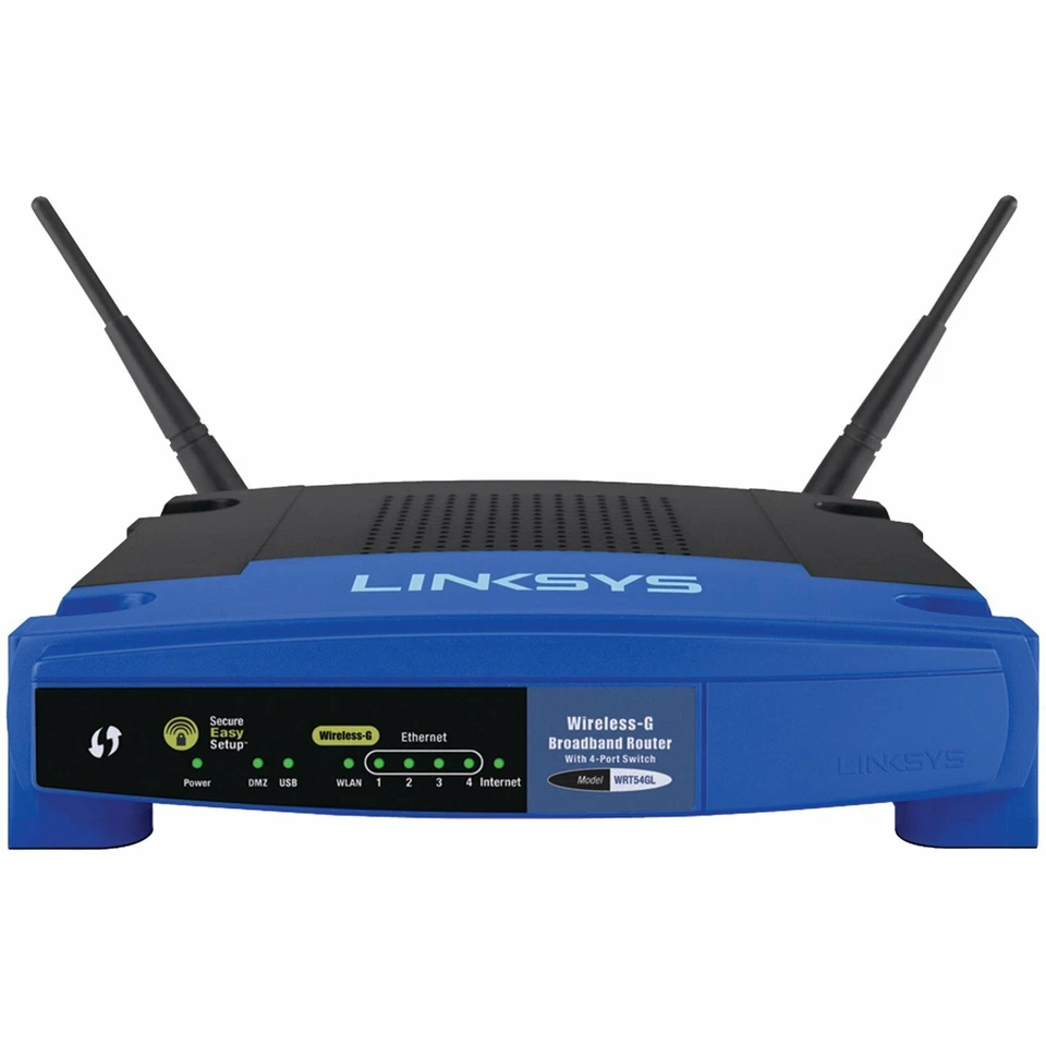 LINKSYS WRT54GL con dd-wrt ddwrt installato Wireless 2.4GHz Access Point linux - Immagine 1 di 1