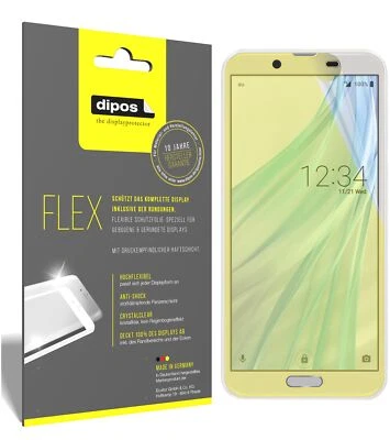 3x Screen Protector for Sharp Aquos Sense2 Protective Film covers 100% Flex - Image 1 of 4