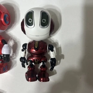 "Talking Robot Toys Red Repeats What You Say Figura in metallo a batteria 4"" - Foto 1 di 5