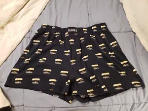 Pantalones cortos de cama Guinness Beer negros para hombre XL (40-42) - Imagen 1 de 4