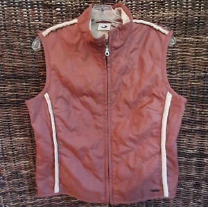 Tsunami Vest Women's Small Quilted Fleece Ski Sherpa Outerwear Gorpcore Retro  - Picture 1 of 7