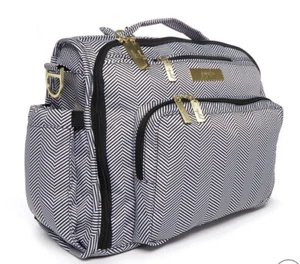 Zaino borsa pannolini Ju Be Legacy BFF nero con fasciatoio Queen of Nile nuovo - Foto 1 di 7
