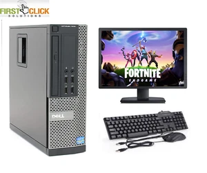 GAMING PC DELL HP COMPUTER BUNDLE WINDOWS 11 Intel Core i3 8GB 500GB GT 730 - Picture 1 of 6