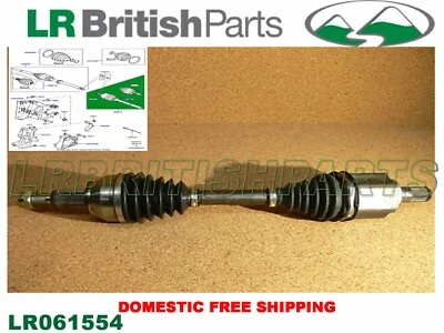 LAND ROVER EJE DE TRANSMISIÓN DELANTERO IZQUIERDO RANGE ROVER EVOQUE DISCOVERY SPORT LR061554 NUEVO Foto 1 de 4