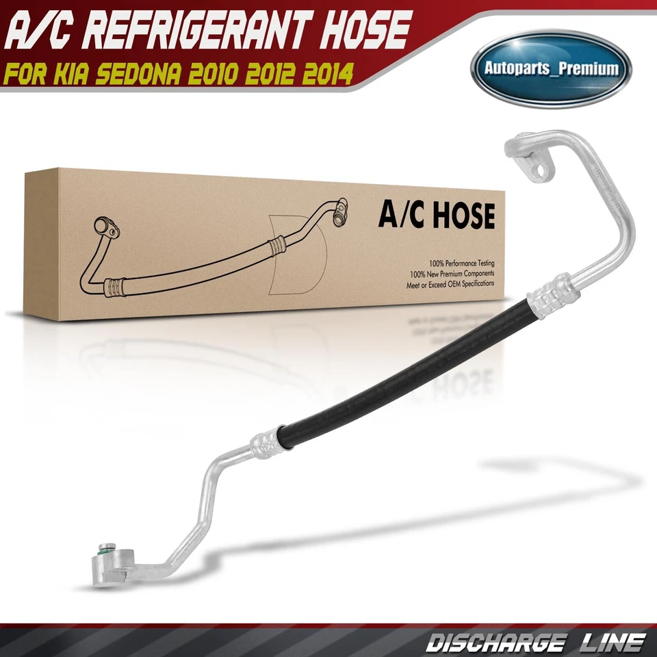 Manguera de descarga de refrigerante de aire acondicionado para Kia Sedona 10-12 2014 compresor a condensador Foto 1 de 4