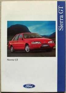 FORD SIERRA & SIERRA ESTATE 2.0i GT Car Sales Brochure Feb 1992 #FA1062 - Picture 1 of 3