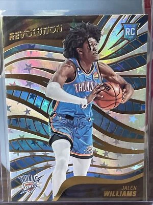 JALEN WILLIAMS ROOKIE Astro 2022-23 Revolution Basketball #124 OKC Thunder - Image 1 of 2