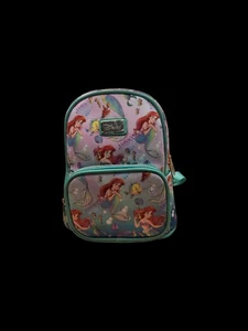 Disney Little Mermaid Ariel Ombre MINI BACKPACK PALM Pink A La Mode Storybook - Picture 1 of 2