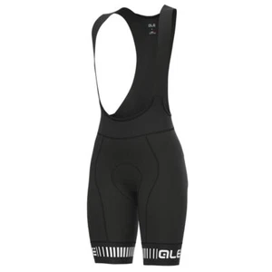 ALE Womens Cycling Bib Shorts - Strada PR-R - Padded, Black/White L13146718 - Picture 1 of 6