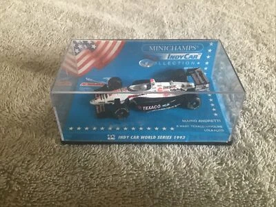 1993 Minichamps MARIO ANDRETTI #6 Texaco Lola 1/64 Formula F1 / Indy Car Diecast - Image 1 of 4