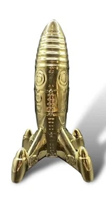 Seletti My Spaceship Memorabilia Gold Figurine NEW £122.00 RRP - Picture 1 of 7
