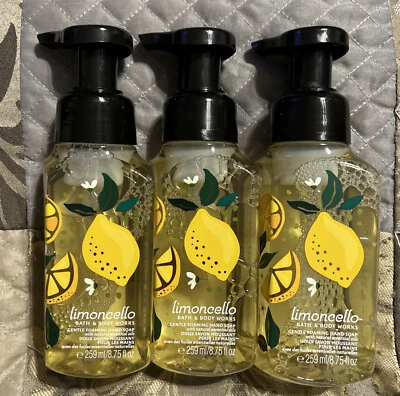 3 x Jabón de Manos Espumoso Suave Limoncello Bath & Body Works NUEVO Foto 1 de 3