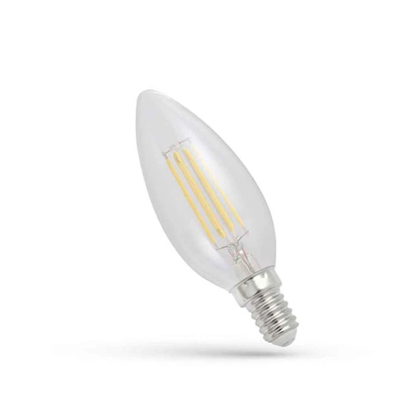 Osram LED Filament Clear Candle 4W = 40W SES/E14, Cool White 4000K 470lm - Image 1 of 1