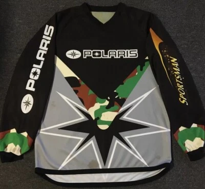 Camiseta De Colección Polaris Racing Motocross L MX Fox Image Axo FMF JT O’Neal Años 90 Y2K AOP Foto 1 de 4