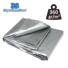 3S TELO OCCHIELLATO IMPERMEABILE 360 gr /m² TELONE CON OCCHIELLI ALTA RESISTENZA