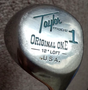 TAYLOR MADE ORIGINAL ONE METAL 1 WOOD GOLF CLUB 12° LOFT L FLEX DRIVER RH USA - Picture 1 of 6