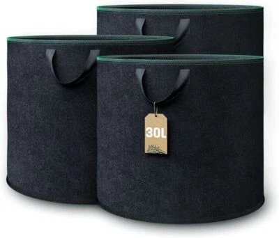 KANTA Fabric Pot Breathable Container Plant Grow Bag Planter Root Nurse Hydroponics UK