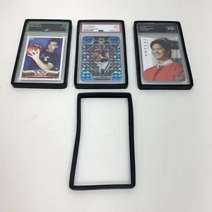 Protector de parachoques de silicona con losa de tarjeta clasificada PSA negro nuevo solo parachoques - Imagen 1 de 2