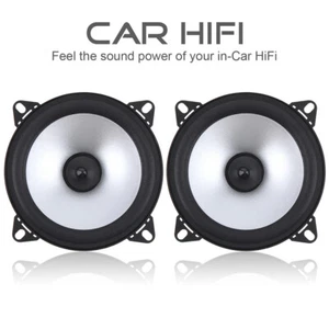 Altavoces coaxiales de audio para automóvil de 4 pulgadas, rango completo, 2 vías, se venden en pares de altavoces - Imagen 1 de 12