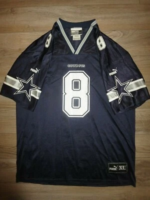 Camiseta deportiva Troy Aikman #8 Dallas Cowboys Super Bowl NFL Puma juvenil XL 18-20 niños Foto 1 de 4
