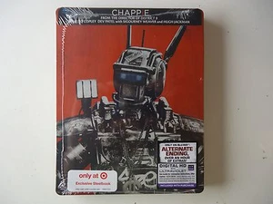Chappie (Blu-ray Disc, 2015, With UltraViolet) NEW Target Steelbook - Picture 1 of 2