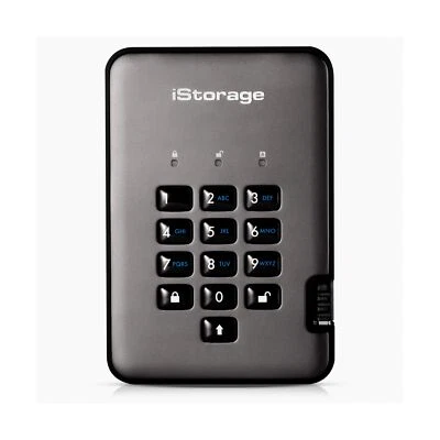 iStorage diskAshur PRO2 HDD 2TB | Secure Portable Hard Drive | FIPS Level 3 c... - Image 1 of 4