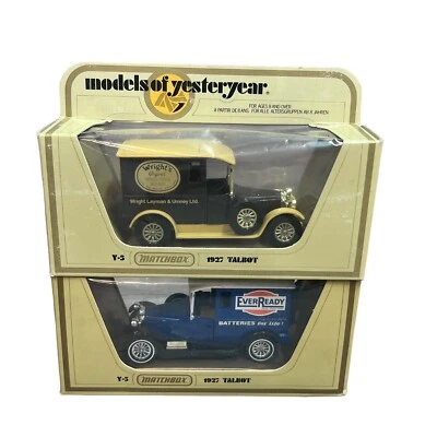 Matchbox Models of Yesteryear Y-5 1927 Talbot 1978 England 1:47 NIB Lot of 2 - Image 1 of 4