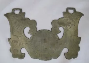 19th.Ancient Korea.Joseon Dynasty.Hand carved.Decoration white Copper handle 福 - Picture 1 of 6