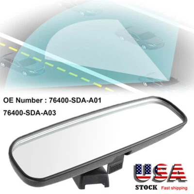 Interior Rear View Mirror fit for Honda Fit 2009 2010 2011 2012 2013 EOA - Image 1 of 4
