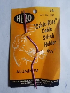 Vtg hero aluminum stitch holder 4.5 In new old stock - Picture 1 of 3