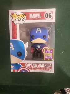 Funko Pop! Vinyl: Marvel - Captain America (2017 Summer Convention Exclusive) - - Bild 1 von 6