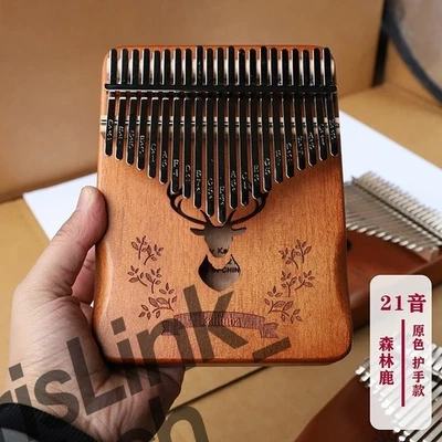 Kalimba Thumb Piano Music Instrument 17 keys/ 21 keys Finger Piano instruments - Image 1 of 4