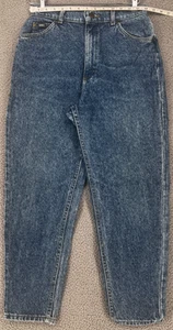Jeans donna vintage Lee blu lavaggio medio taglia 12 PET (29X28) - Foto 1 di 15
