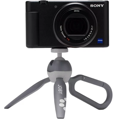 JOBY HandyPod Clip Tripod Phone Mount Foldable Tabletop Grey Vlogging Camera - Image 1 of 4