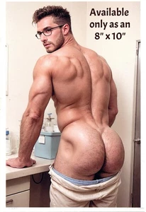 Nude Masculine Fantasy Gay Beefcake Men Jock 8x10 Photo Photograph Reprint 370 - Picture 1 of 1