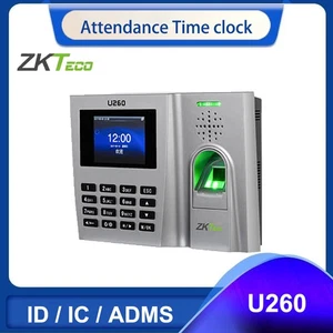 ZKTeco U260 TCP/IP USB Fingerabdruck biometrische Zeit Uhr Unterstützung ID/IC/ADMS - Bild 1 von 8