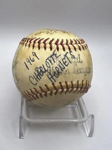 1969 Charlotte Hornets Minor League Team signiert Auto Baseball Minnesota Twins AA - Bild 1 von 7